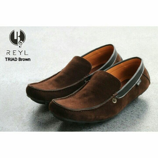 DISKON DR. KEVIN MEN CASUAL SHOES SLIP ON 13184 - BROWN SLIP ON PRIA