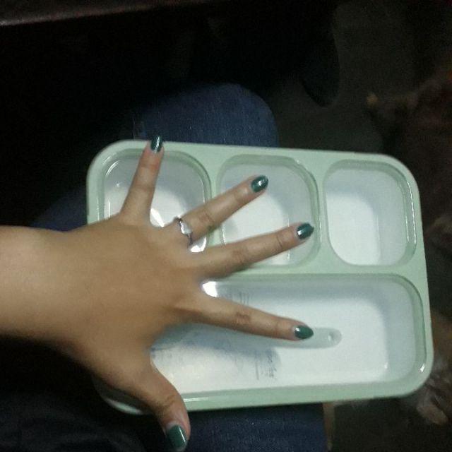 Lunch Box 4 Sekat Grid/  Kotak Makan Anti Tumpah