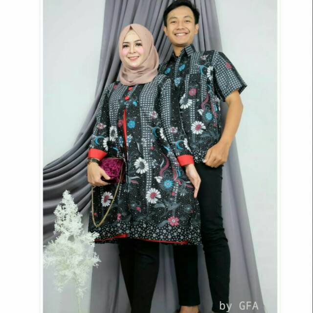 BATIK PEKALONGAN SARIMBIT TUNIK BATIK TUNIK GOLDEN GF