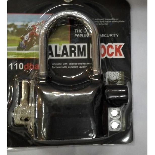 ✸ Gembok Alarm Anti Maling (Alarm lock, Kunci Gembok Alarm) ☆