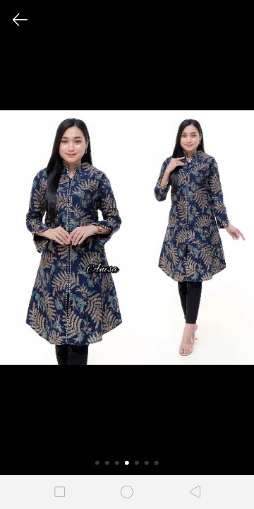 Hem Batik Pria Batik Pekalongan Best Seller
