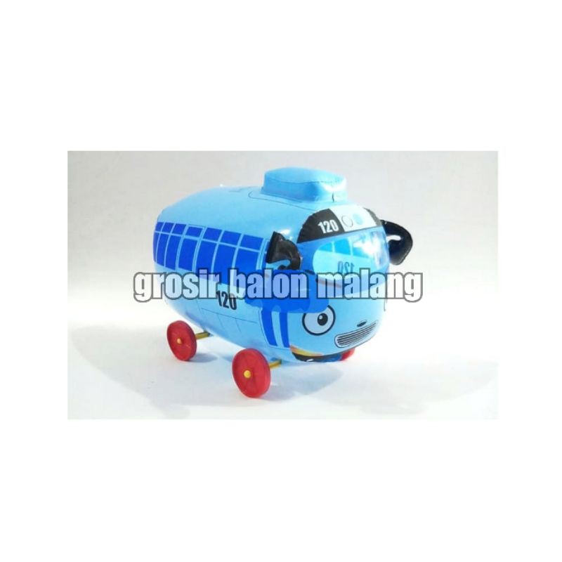 balon pvc mainan boneka little bus bis kecil roda