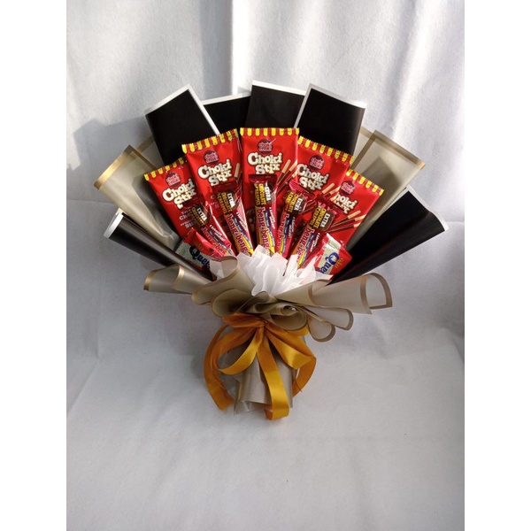 

Buket Snack murah / bucket Snack murah / bouquet Snack murah / buket coklat beng neng / free greeting card