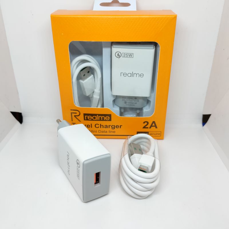 Charger Realme 2A Cable Micro USB Qualcomm Quick Charger 3.0