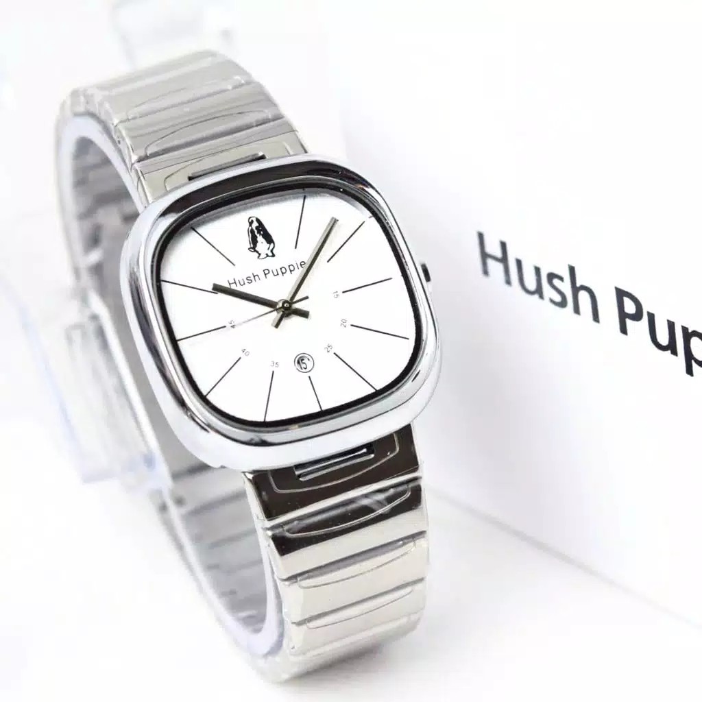 Grosir Jam Tangan Wanita Hush Puppies HP Tanggal Aktif Best Seller Gratis Ongkir