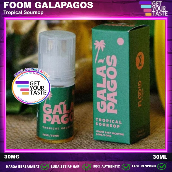 Liquid Foom Galapagos Tropical Soursop Salt Nic 30ML by Foom x Mildos