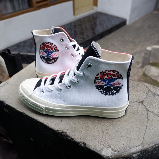 Converse 70s Logo Play White / Red University