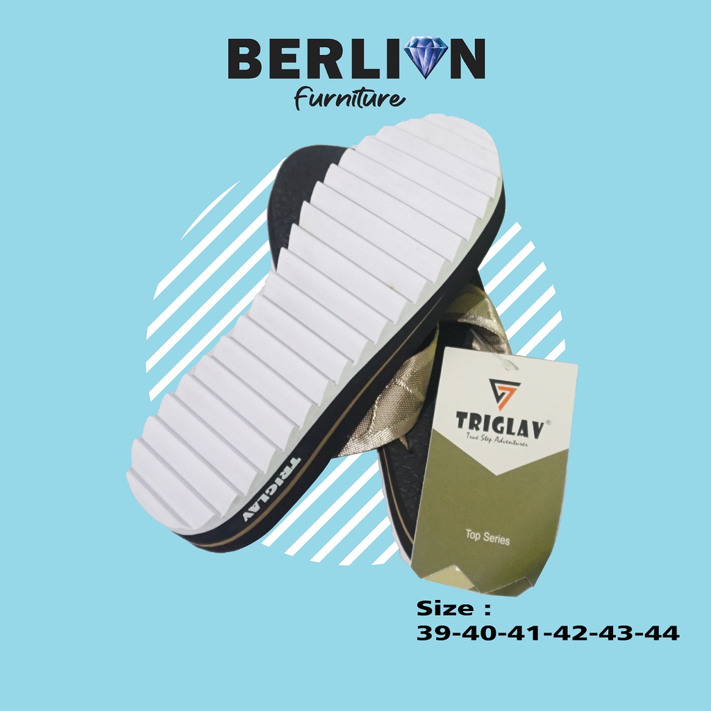 Sandal Triglav Premium / Sandal Jepit Cewe ORIGINAL 100%