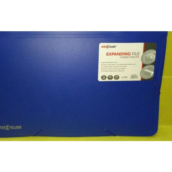 

☎ Expanding File Tali F4 Inter-X - Biru ❅