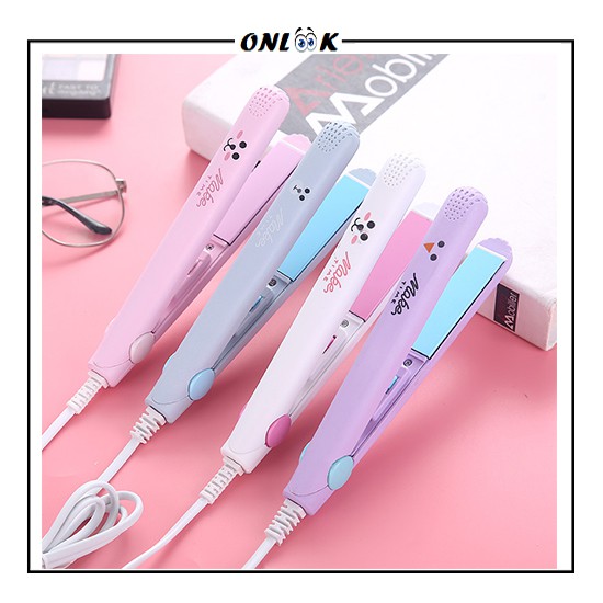 Catokan Rambut Mini Hair Straightener Iron Portable Sonar Sn-228 — 6