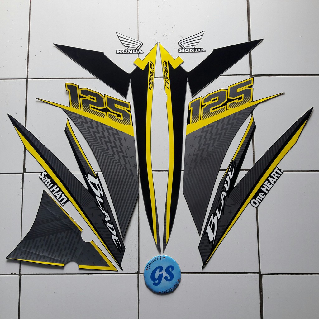 stiker motor blade racing 125 fi 2016