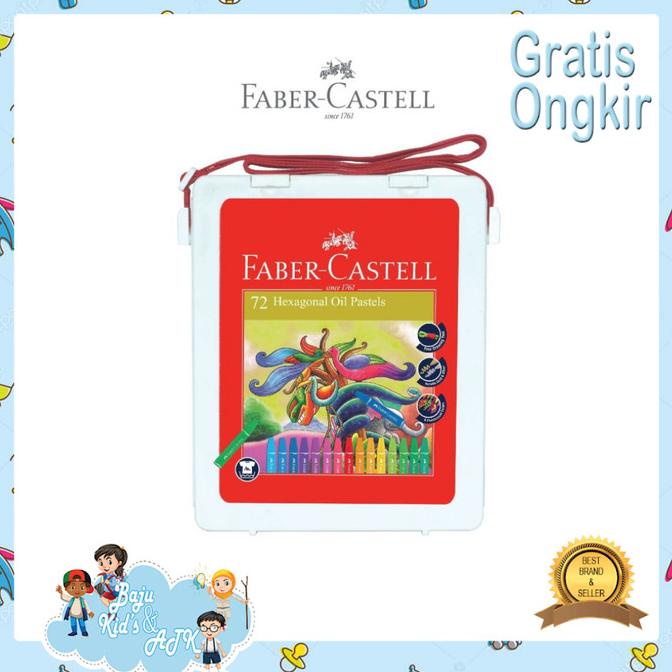 

Crayon / Oil Pastel Faber Castell 72 Warna