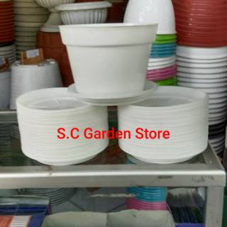 ALAS POT TATAKAN POT NKT POLOS 20 WARNA PUTIH Shopee ALAS POT TATAKAN POT NKT POLOS 20 WARNA PUTIH Shopee