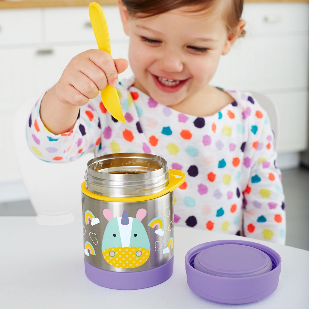 Skip Hop Zoo And Spark Insulated Food Jar - Owl Bee Unicorn Promo Sale Stainless Steel Thermos Skiphop Anak