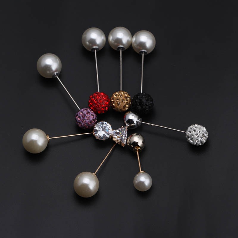 Mutiara Bros Korea bros pearl Brooch pin peniti Berlian Wanita Tuspin Aksesoris Fashion