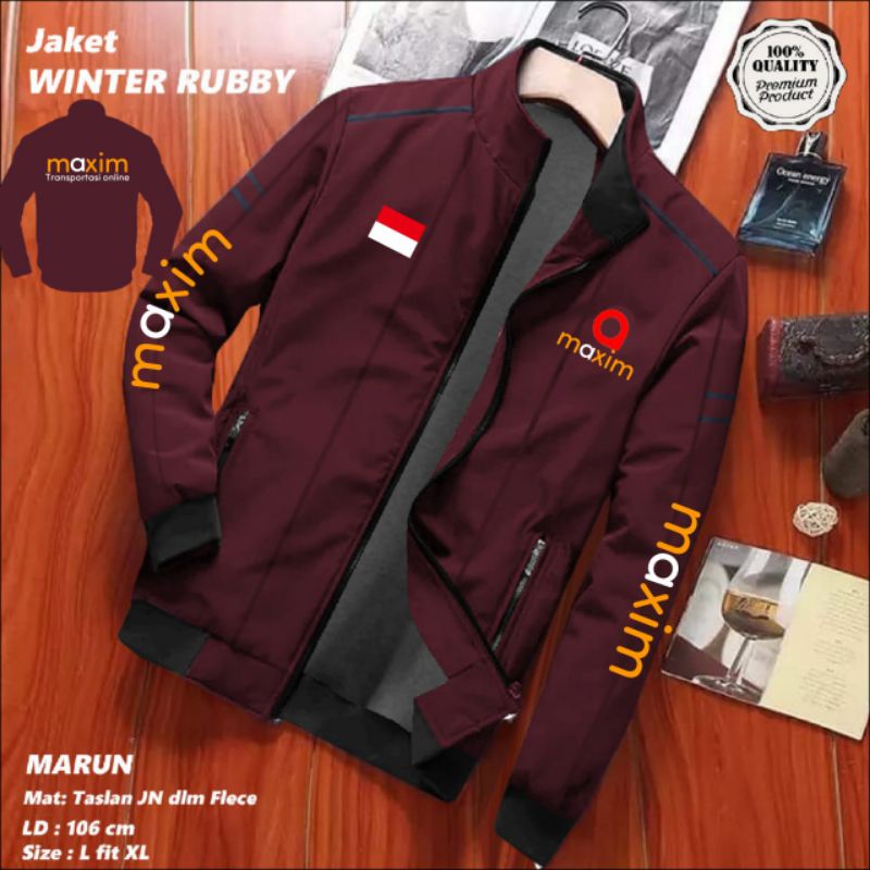 JAKET DRIVER MAXIM/GRAB/SHOPEE/GOJEK/JAKET PRIA/JAKET WANITA/JAKET KEREN/JAKET WP