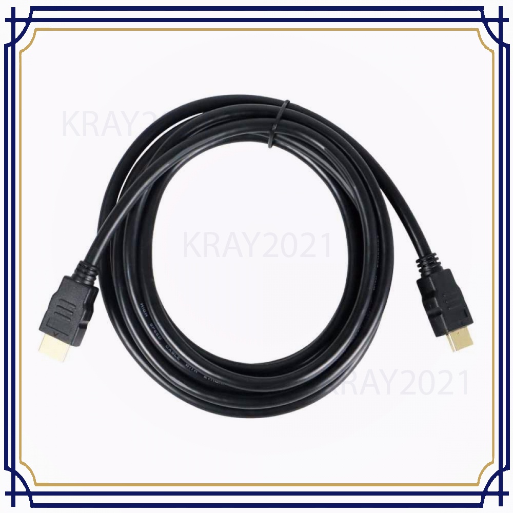 High Speed HDMI to HDMI Cable OD7.3mm Gold Plated 4K - 3m