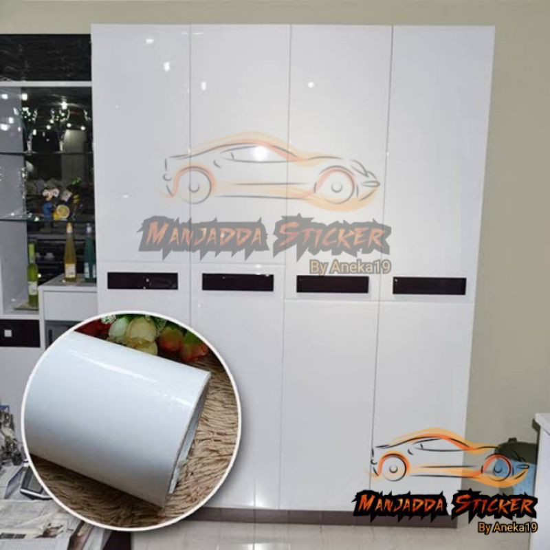 Stiker Lemari Putih Sticker Kitchenset Stiker Furniture