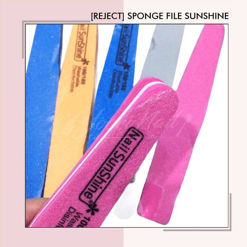 Sponge file sunshine nail buffer nail file buffing nails kikir kuku