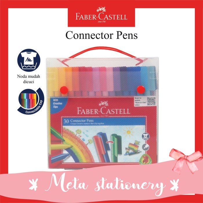 

Nikmati Connector Pen 30 Faber Castell Gift Set Bagus