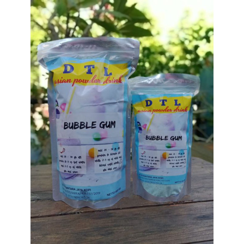 

Bubble Gum Bubuk Minuman DTL Powder Drink