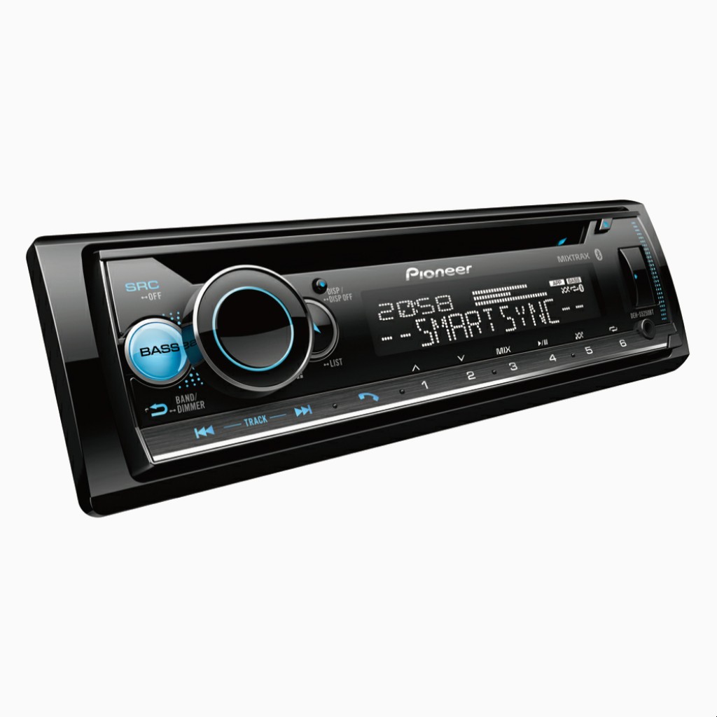 Pioneer DEH-S5250BT Single Din Smart Sync GPS Bluetooth Karaoke