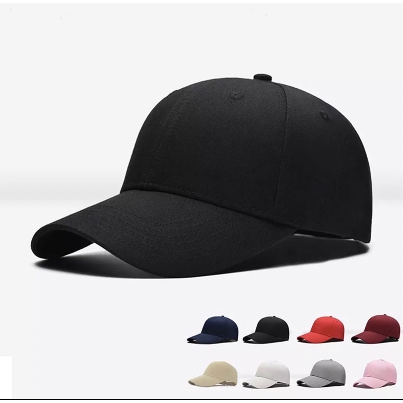 TOPI PRIA POLO CAPS CASUAL WEEKEND OFFENDER-Topi polos hitam