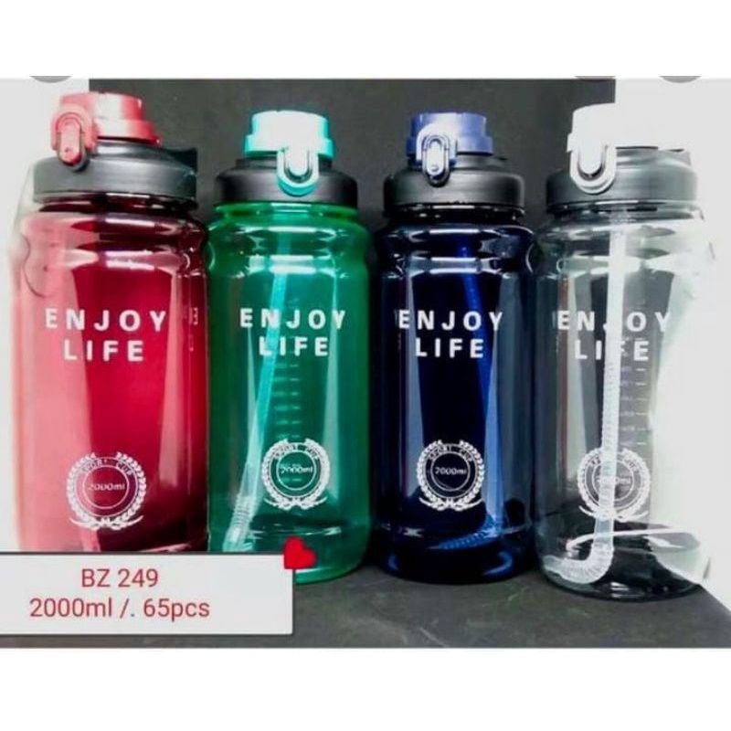 Botol minum jumbo portable 2liter Seliya sport Enjoylife sport water