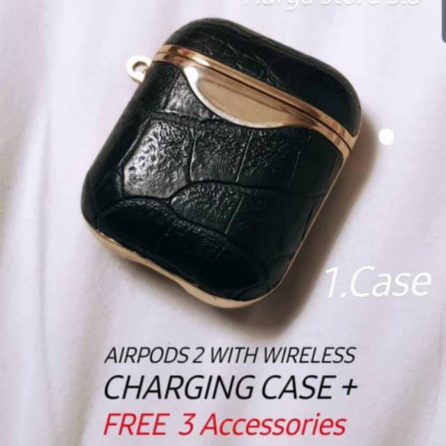 Airpods 2 with wireless charging case 100 %ORIGINAL