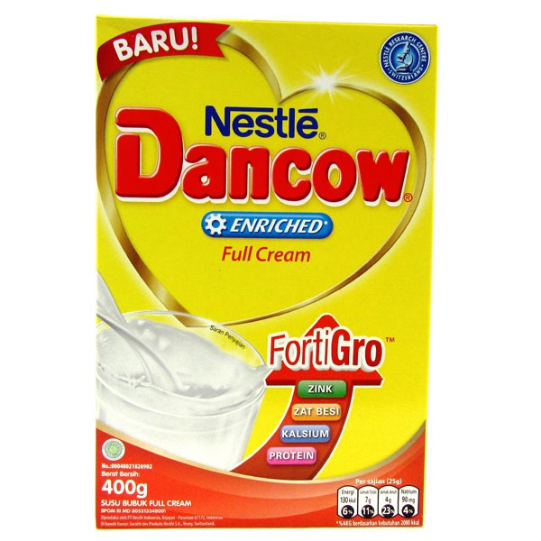 

Dancow Full Cream Hical Hi Iron Box400G