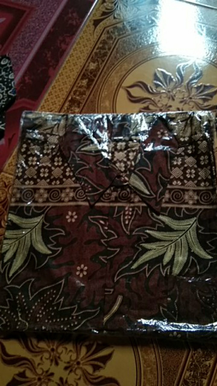 Batik Pria M, L, Xl, Xxl - Baju Batik - Kemeja Batik Pekalongan Lengan Pendek Abadi Batik