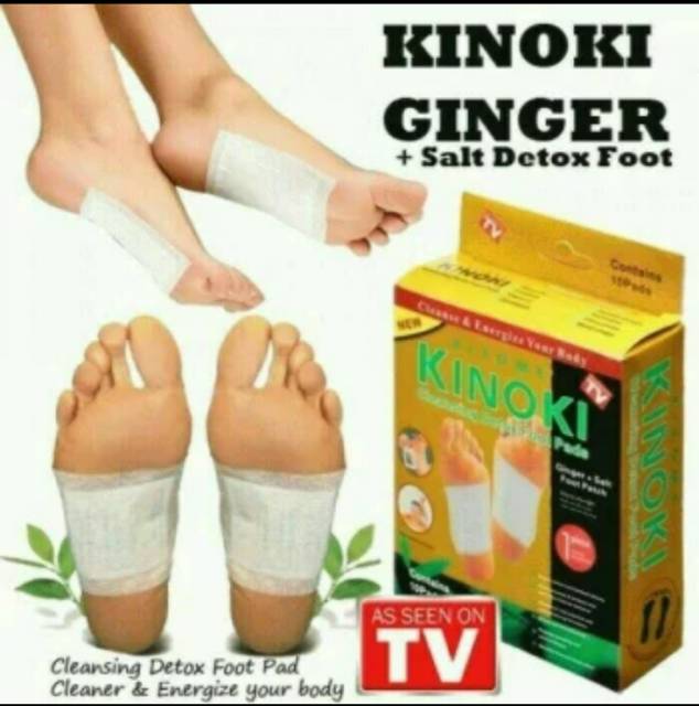 KINOKI GOLD KLEANSING DETOX FOOT PADS ISI 10 LEMBAR