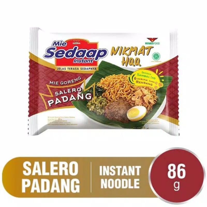 

BARU! Mie Sedap Rasa Padang- Mie Goreng Salero Padang Rasa Rendang