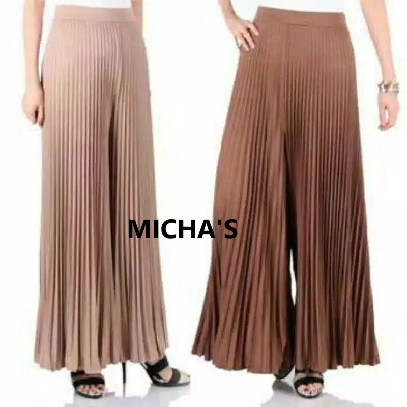 Kulot Plisket Mayung Wanita Kulot Plisket Murah Kulot Plisket Lipatan Kecil Jumbo Kulot Plisket