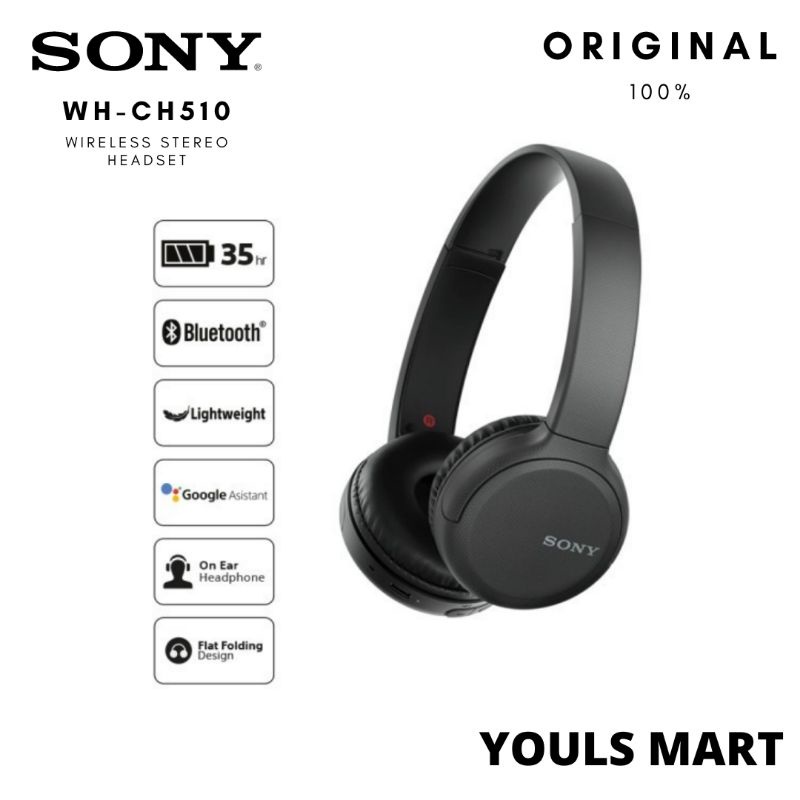 Sony Headset Wireless Stereo WH-CH510 Bluetooth