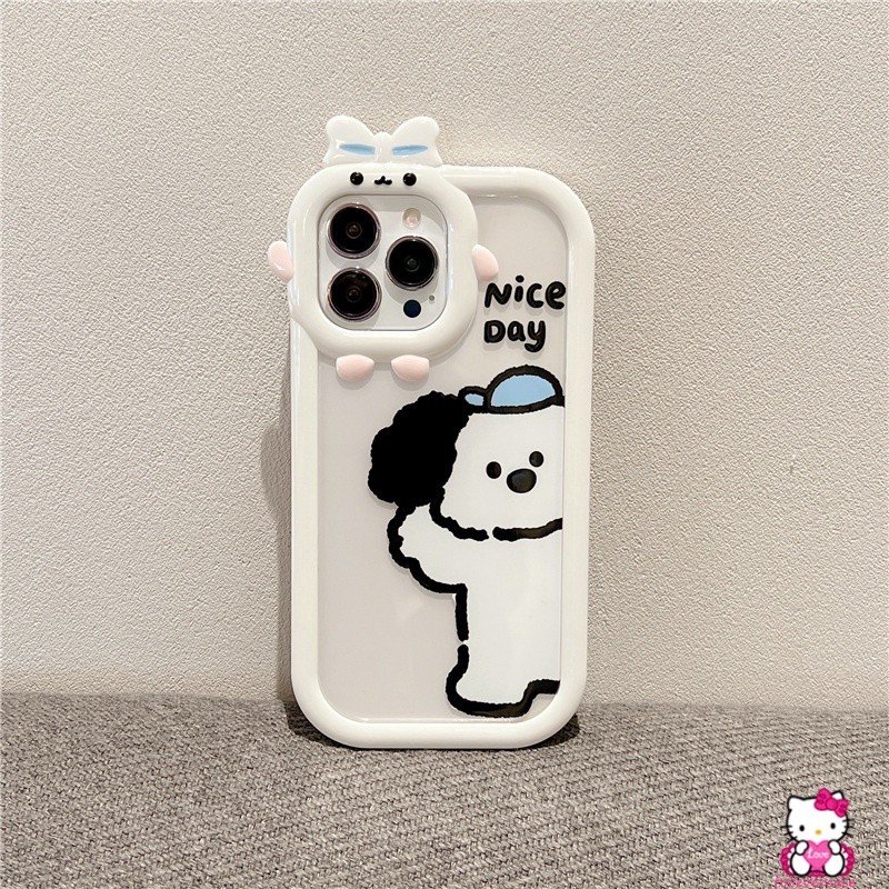 Soft Case Bahan TPU Desain Kartun Anjing Untuk Vivo Y35 Y22 Y21 Y15s Y01 Y50 Y30 Y12i Y17 Y20i Y12s Y11S Y20 Y15 Y21S Y21S Y12 Y33 Y21S Y33S Yt1N