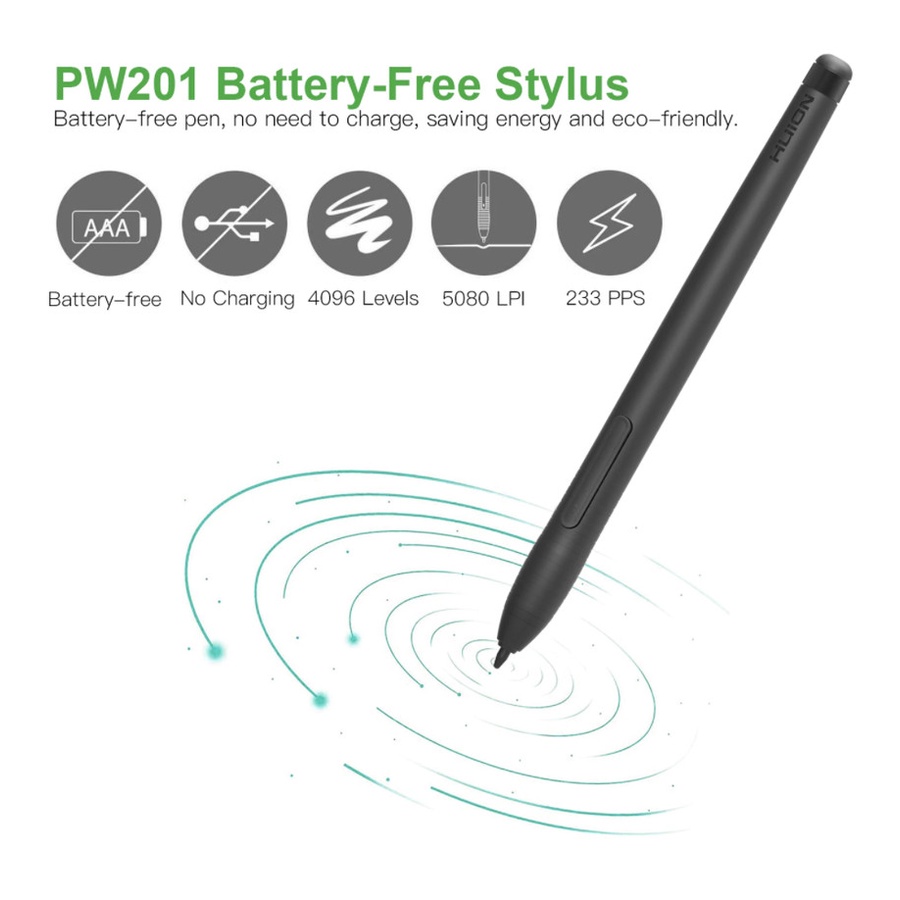 Huion Stylus Pen PW201 Replacement Pen Drawing Tablet H430P