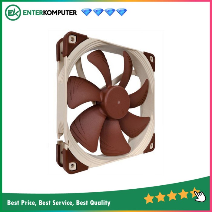 Coolerfan Noctua Premium Fan 14CM 1200RPM - NF-A14 PWM