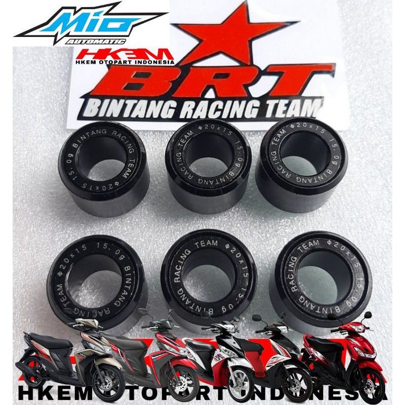 BRT SUPER ROLLER RACING BRT ROLER MIO KARBU SPORTY MIO GT MIO M3 Z MIO J ROLLER 7 8 9 10 11 13 GRAM 