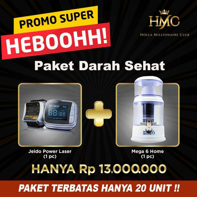 JEIDO POWER LASER jam tangan terapi kesehatan anti lemak darah dan darah kental original