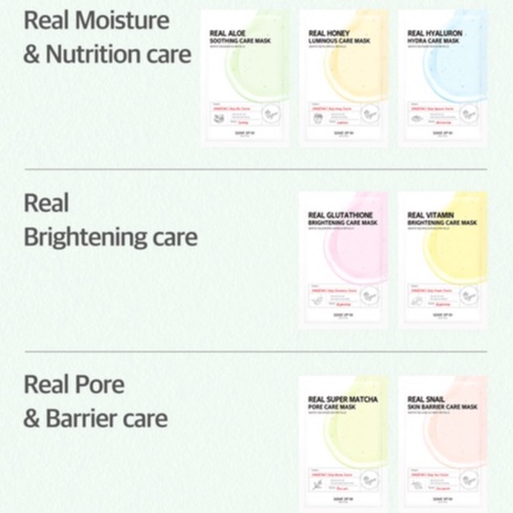 ★ BB ★  [BPOM] SOMEBYMI Real Care Mask Line - 1 Sachet - Some By Mi