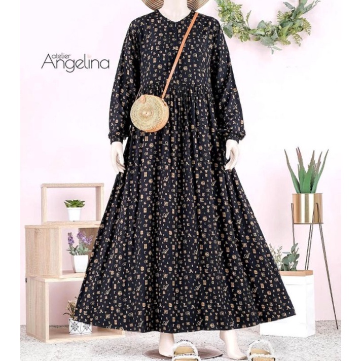 BELLA A LETTERS BLACK PINK & LITTLE BELLA LETTERS BLACKPINK ATELIER ANGELINA