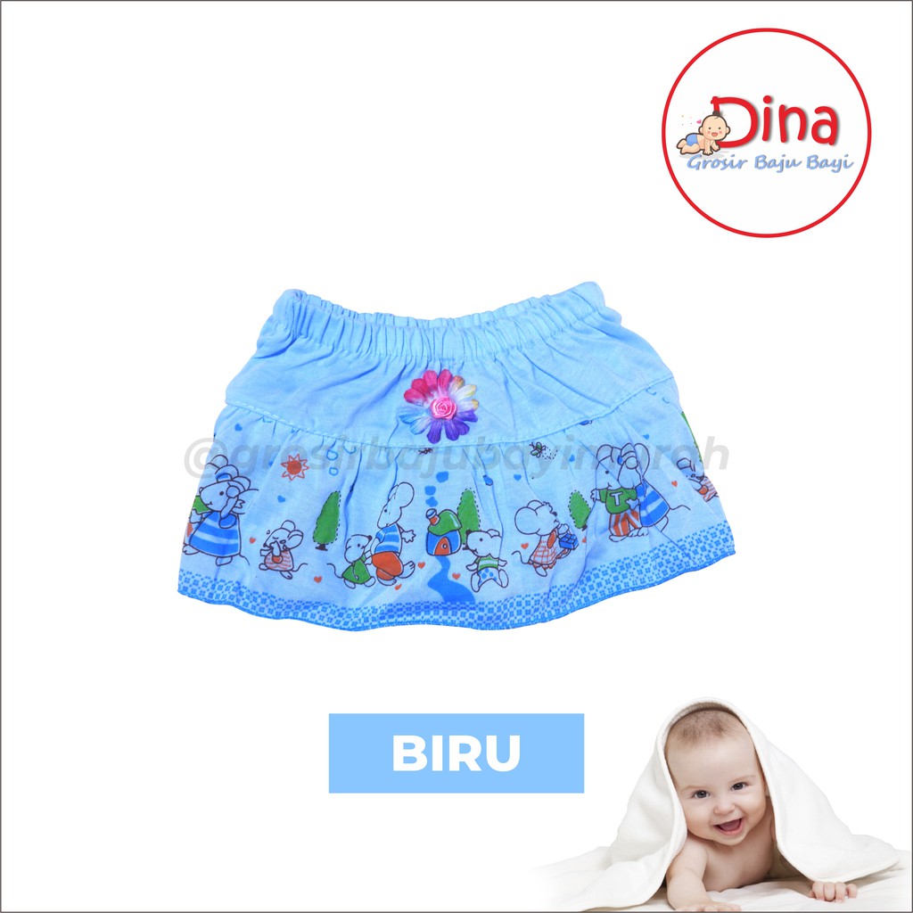 rok celana bayi warna BUNGA (3-9 bulan)