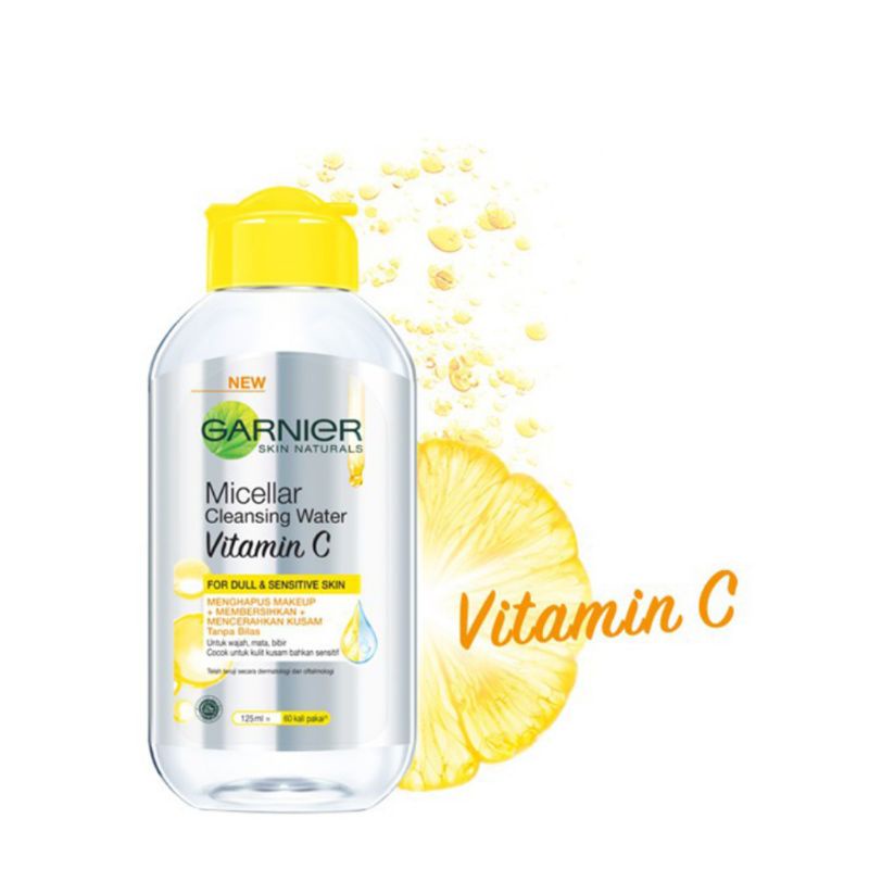 GARNIER MICELLAR CLEANSING WATER VITAMIN C 125 ml