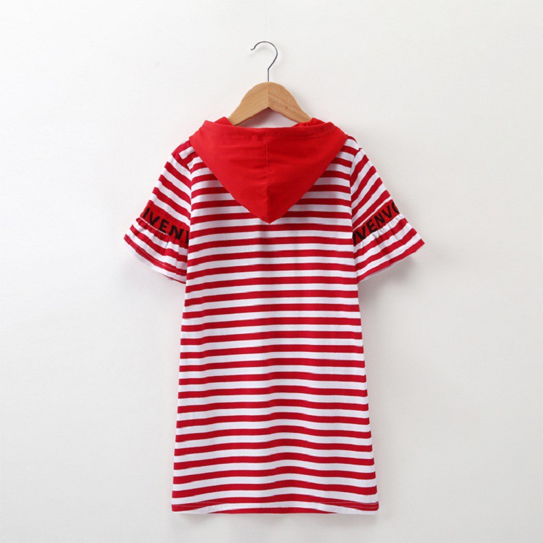 HappyOliver PASSWORD GIVE SALUR Hoodie Dress Sweater 1 - 7 Tahun Baju Anak BerKualitas