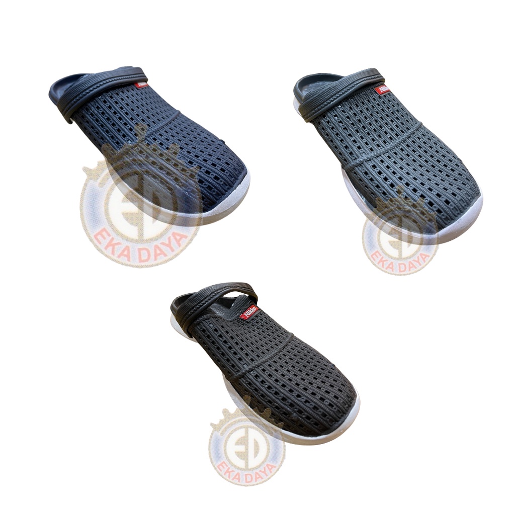 Grosir Sandal Bakpao Bahan PVC / Sandal Plastik / Sandal Waterproof / Sandal Hujan Nikko 8151 TERMUR