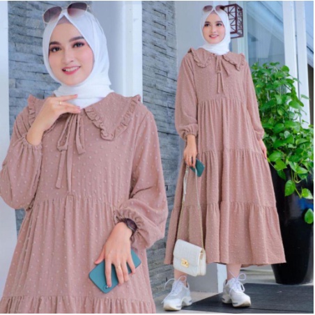 ZULFA MIDI DRESS URAGIRI