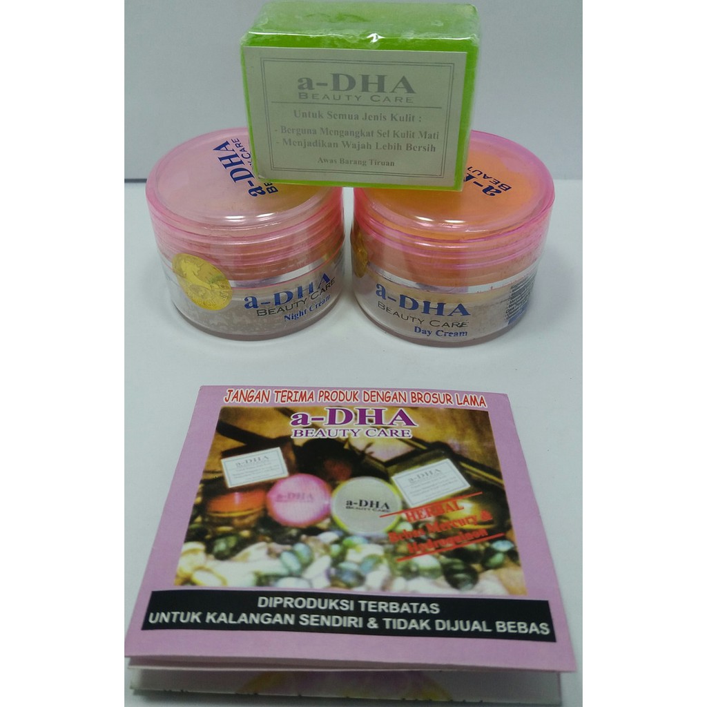 cream a-DHA beauty care holo pink