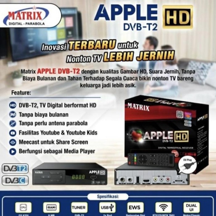 Paket Set Top Box Tv Digital METRIX MERAH + Antena PX HDA5600 DVB T2 EWS UHF HD / Set topbox / set topbox tv digital untuk tv tabung / stb tv digital murah / set box tv digital murah / set box tv digital / set top box tv Bisa Youtube promo