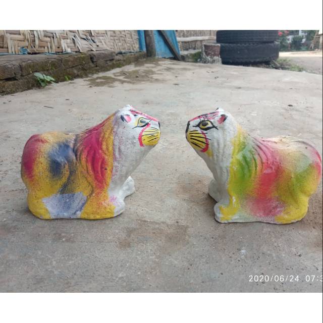 Celengan Singa Tanah Liat/Celengan Tradisional/Tempat Menabung